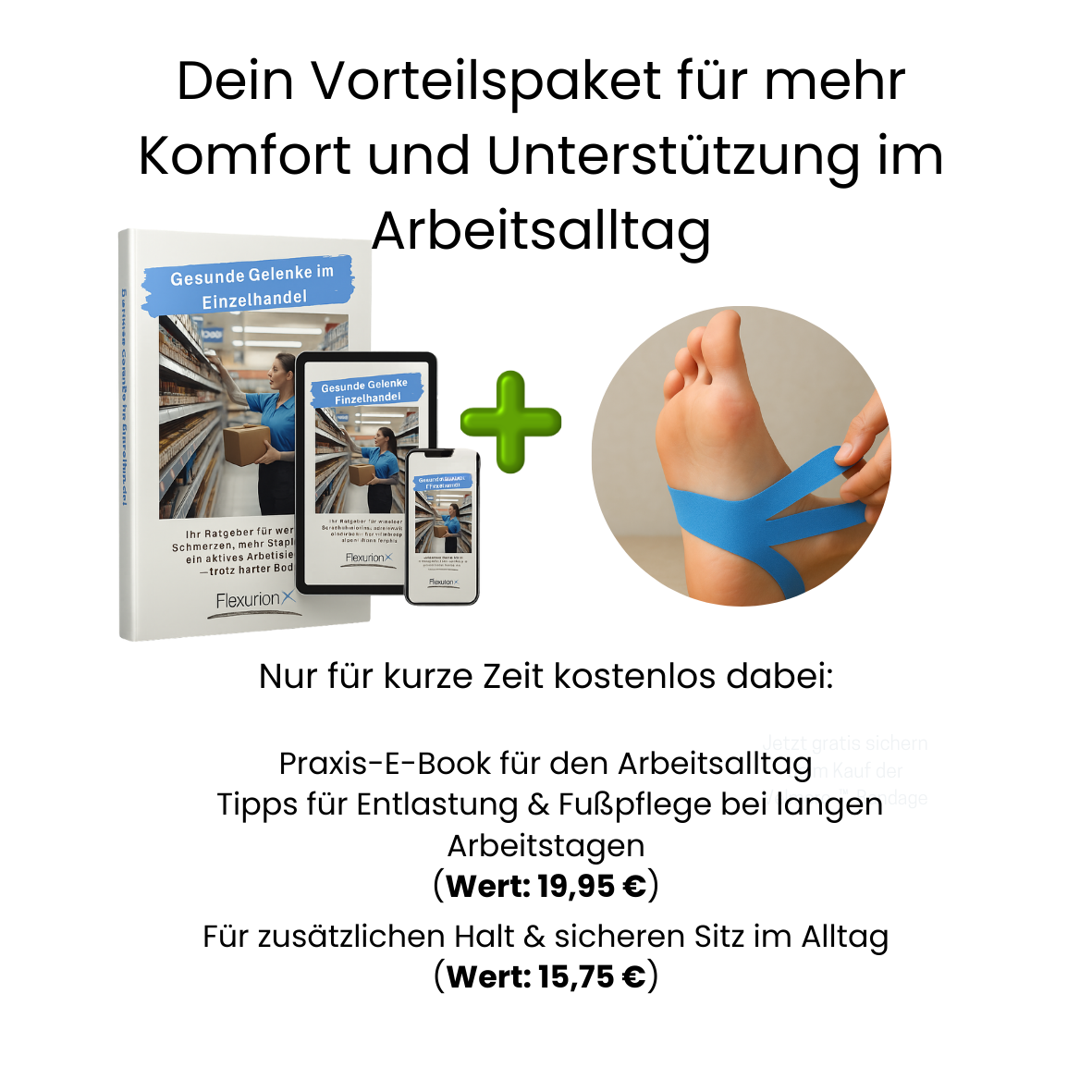 Velmoro™ Fußbandage – Für Frauen, die den ganzen Tag auf den Beinen sind.